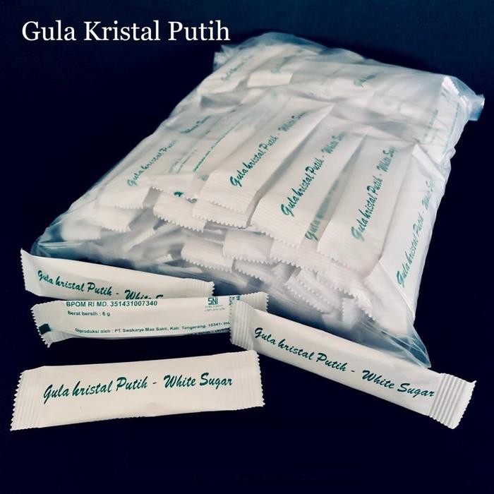 

Gula Pasir Putih Kemasan Sachet stick Higienis (125pcs )