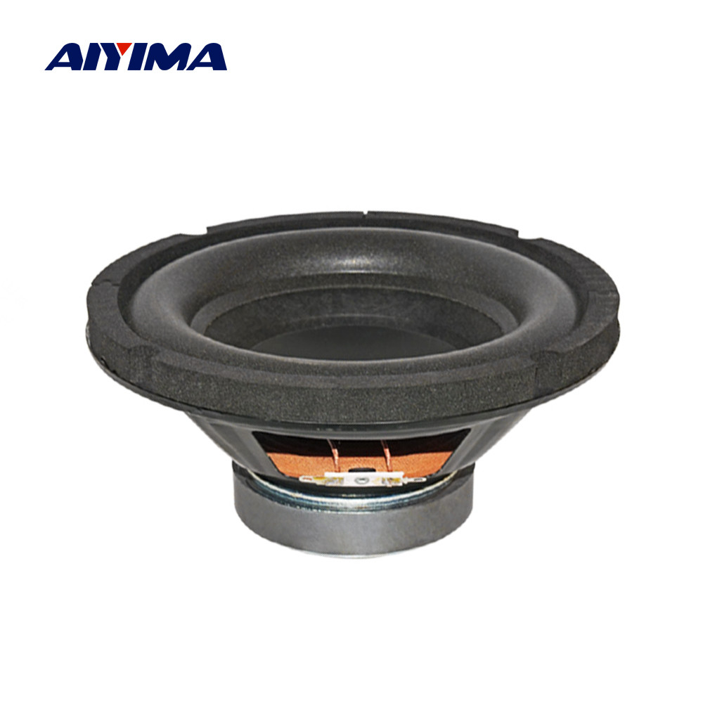 AIYIMA Audio 8 Inch 4 Ohm 80W Subwoofer Audio Speaker Home Theater Woofer Louderspeaker Driver 100 M