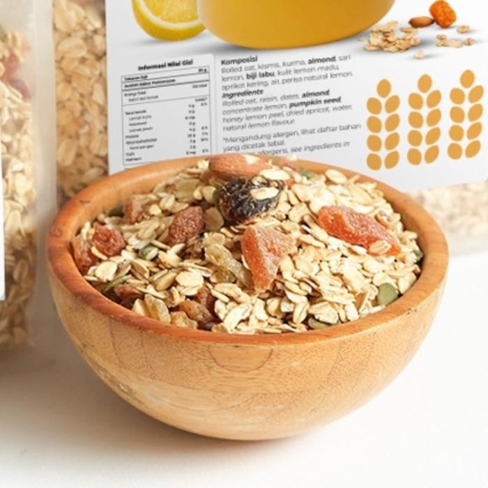 

Sereal Sehat Lemon 500g: Nikmat Sarapan Biji Buah