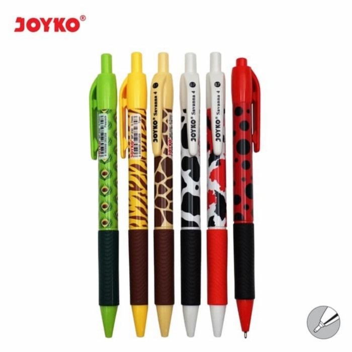 

Ballpoint JOYKO Savanna 4 BP-232 0.7mm (1 Box Isi 12 Pcs)