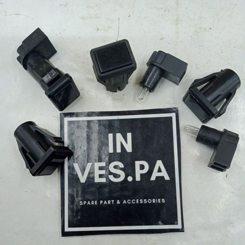 lampu indikator pada stang vespa ps px mk 1 thn 80 an