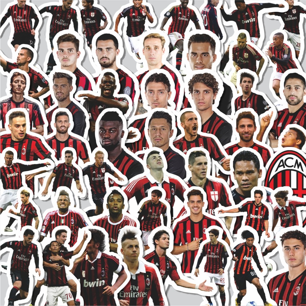

Stiker Cutting Pack Stiker Football Series AC Milan Isi 100Pcs Series Aesthetic Lucu Keren Untuk Koper Bahan Vynil