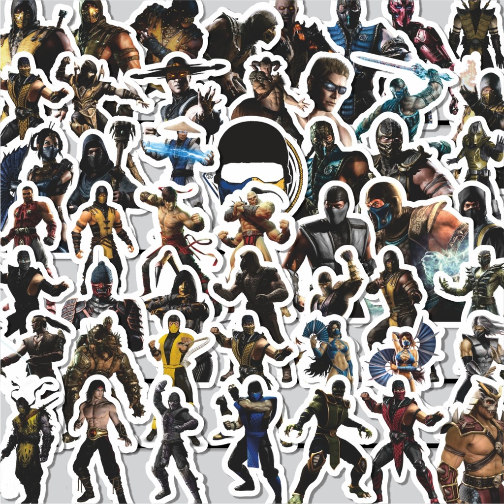 

Stiker Cutting Pack Stiker Video Game Series Mortal Kombat Character Mix 1 Isi 100Pcs Series Aesthetic Lucu Keren Untuk Koper Bahan Vynil