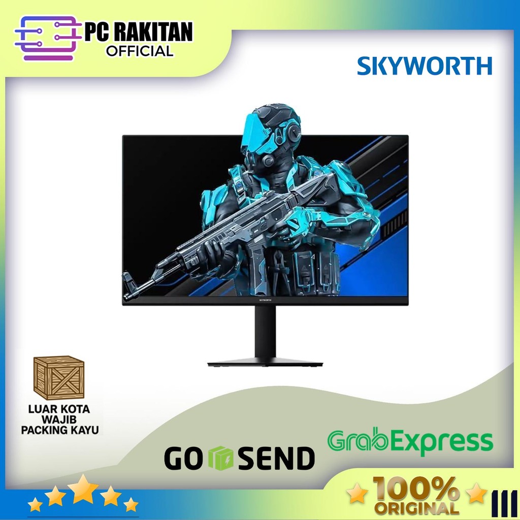 SKYWORTH GAMING MONITOR 27 INCH H27G30Q FAST IPS QHD 2K 1440P 1MS 180HZ HDR10 3Y