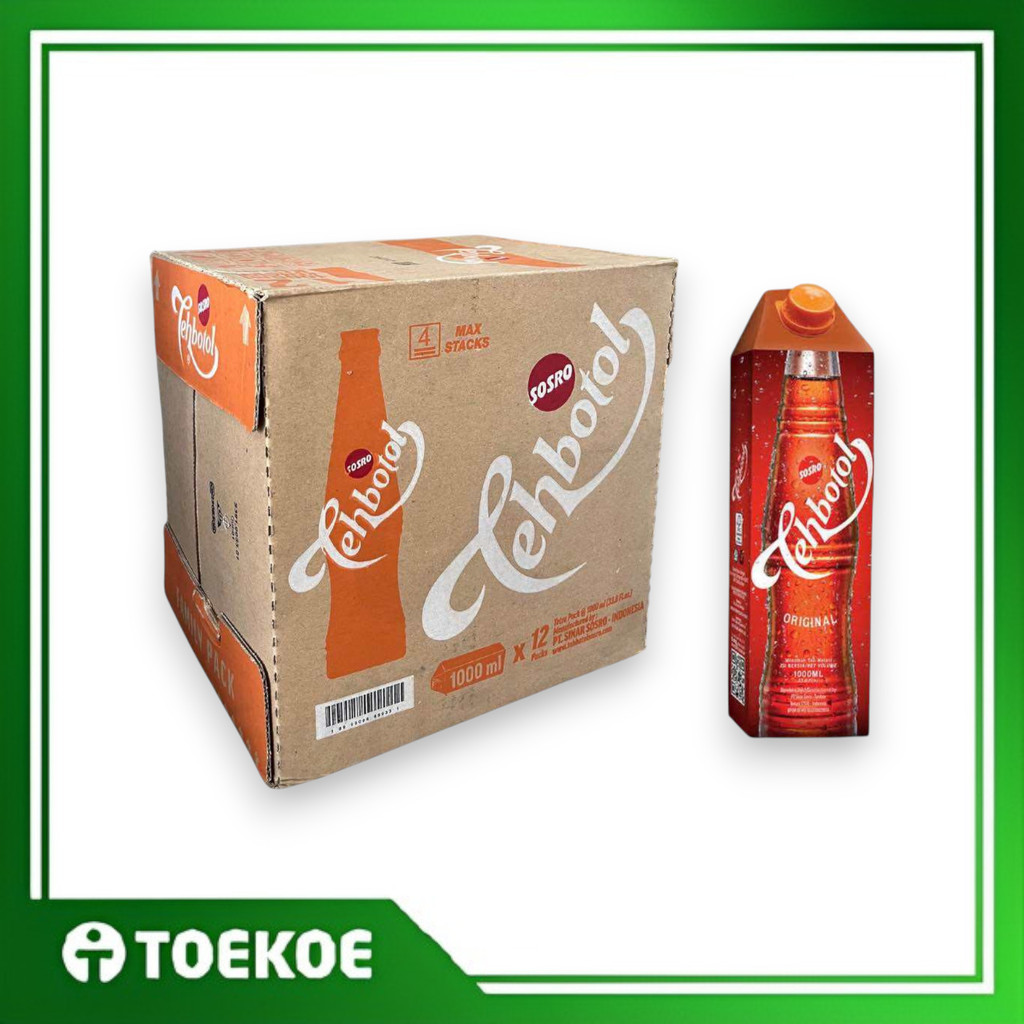 

TOEKOE 1 Dus Teh Botol Sosro Original 1 Liter (12 pcs) / Minuman Teh