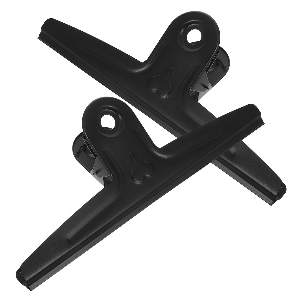 

2pcs Drawing Board Extra Large Binder Clips Heavy Duty Stainless Steel Bag Clips for Office Supplies Paper Organizer