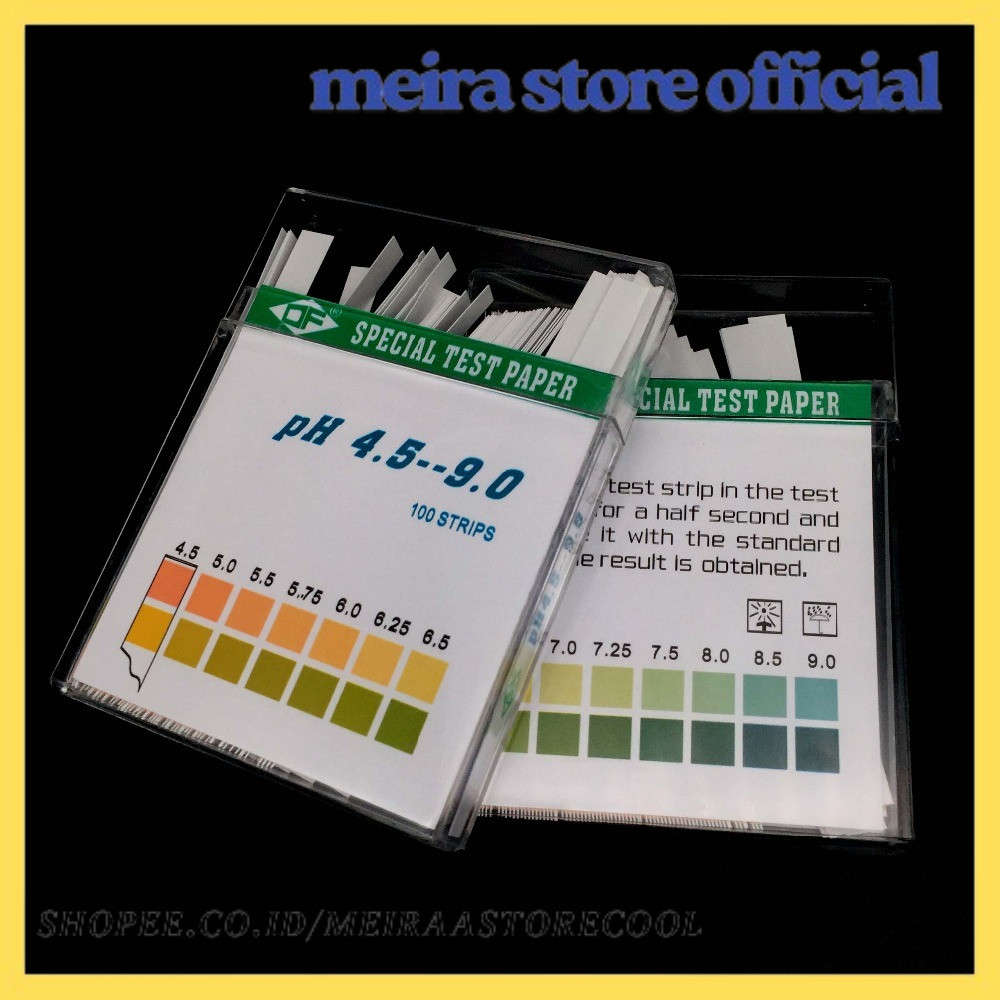 100pcs PH Test Strips Litmus Paper PH4.5-9.0 Alkaline Acid Test Paper for Water Saliva Urine Testing