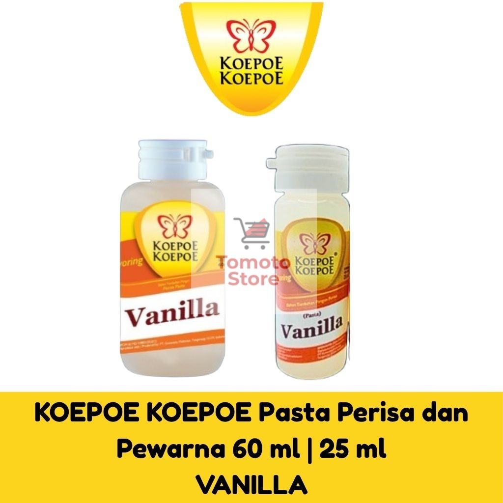 

✨ TOMOTOSTORE ✨ KOEPOE KOEPOE Pasta Perisa dan Warna Vaneli / Vanili/ Vanilla