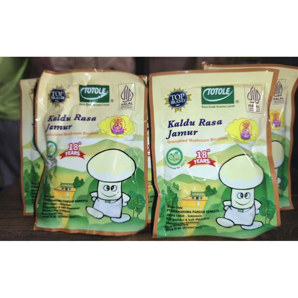 

Totole kaldu Jamur 40gr & 200gr