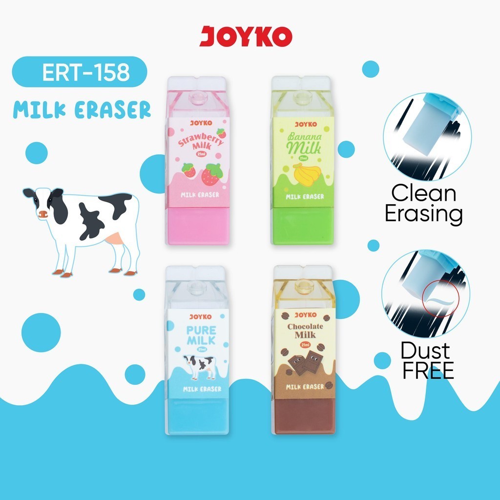 

JOYKO Penghapus Eraser ERT-158 Milk Eraser stip hapusan