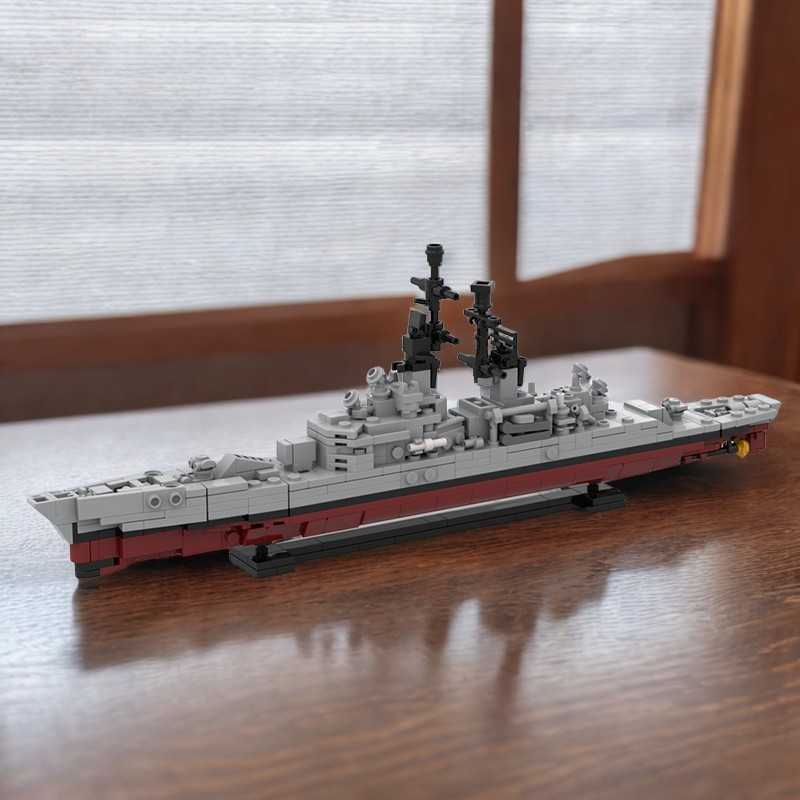 

487PCS MOC Leahy Class Cruiser (Late) Building Blocks DIY Educational Boat Toy Enhance Kids Creativity Operational Skill Gift