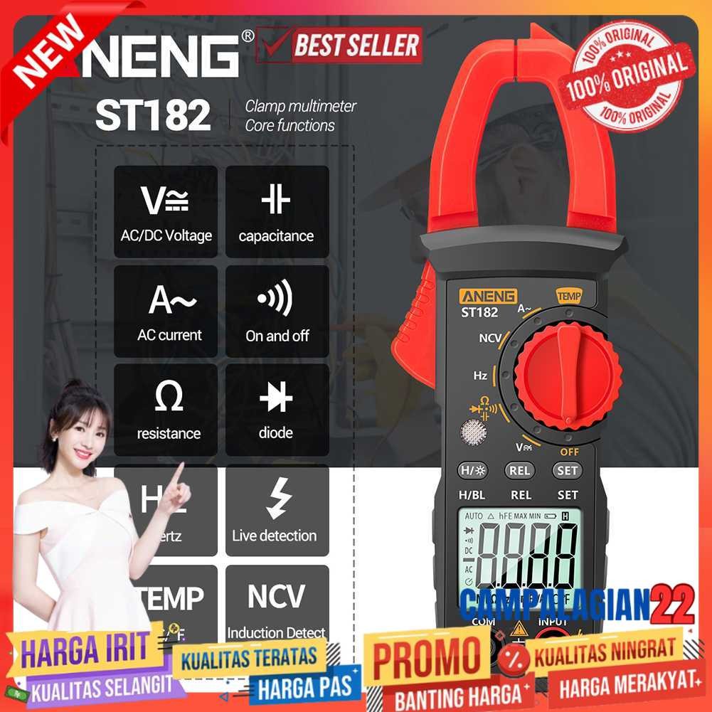 ANENG Digital Multimeter Voltage Tester Clamp Meter Auto Shutdown - ST182
