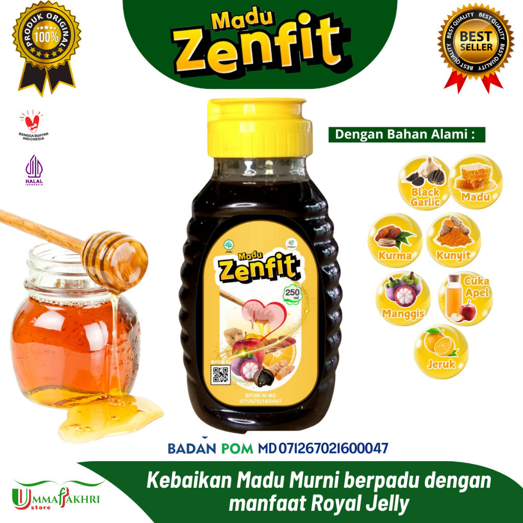 

Madu Zenfit – Madu Herbal Premium untuk Detoks, Imun, dan Regenerasi Sel
