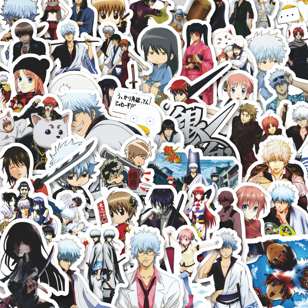 

Stiker Cutting Pack Stiker Anime Series Gintama Character Mix 1 Isi 100Pcs Series Aesthetic Lucu Keren Untuk Koper Bahan Vynil
