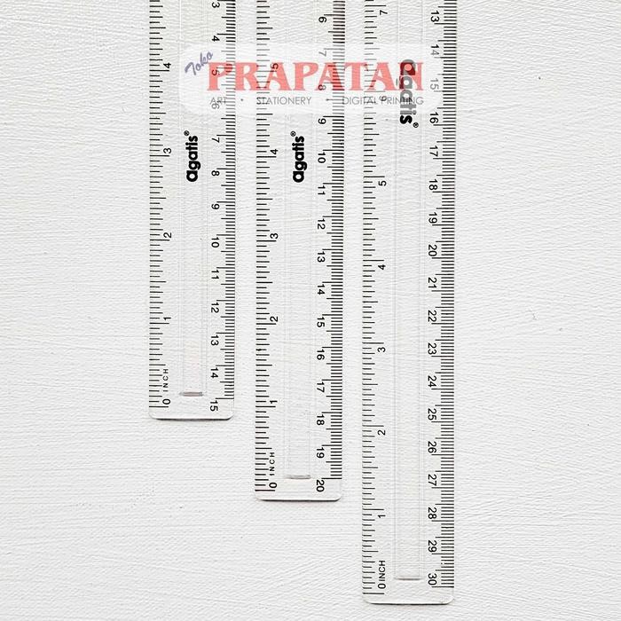 

Penggaris Agatis 15-30cm | Ruler - 15CM