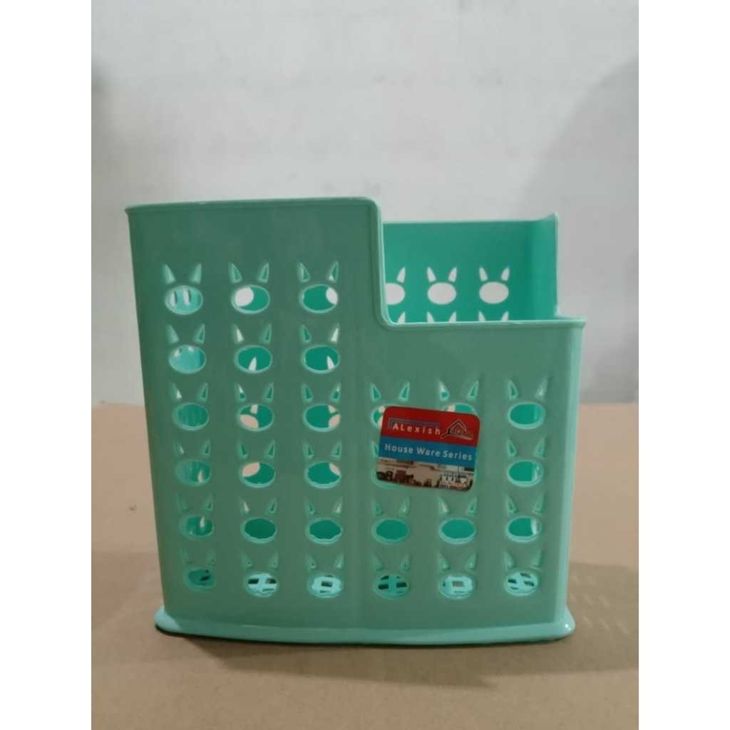 BARU  Tempat Sendok SHIRO / Tempat Sendok Dan Garpu / Rak Sendok Garpu / Wadah Tempat Sendok / Meja 