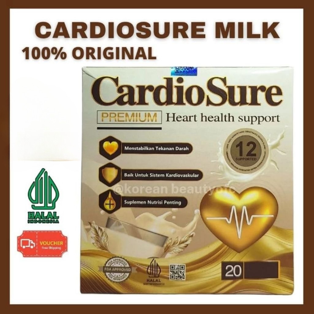 

CARDIOSURE POWDER MILK / SUSU CARDIOSURE / SUSU KOLESTEROL, PEMBEKUAN DARAH DAN KRISTAL KALSIUM