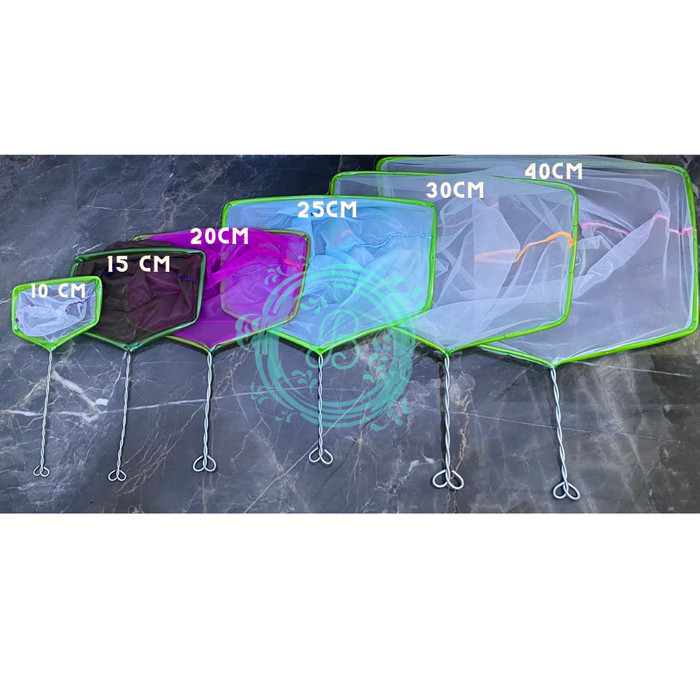 Seser Ikan Kawat 10 15 20 25 30 40 cm Serok Ikan Serokan Aquarium Serokan Seser Ikan Ukuran Besar Ke