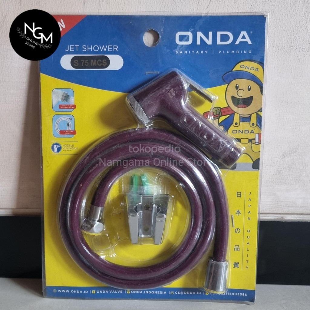 ONDA SALE Jet Shower Bidet S 75 MCS / Shower Toilet S75MCS Maroon CUCI GUDANG