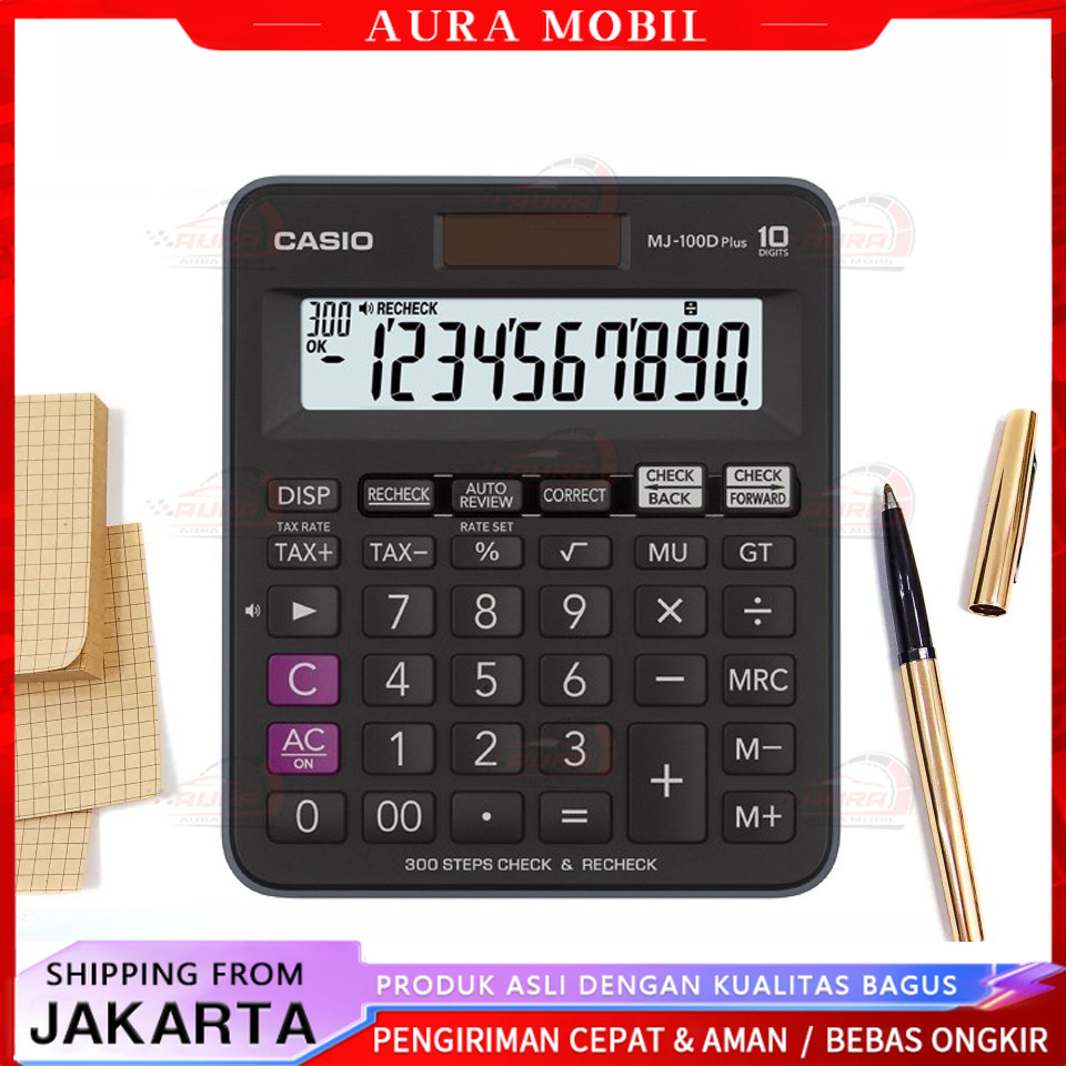 

Kalkulator Scientific Casio MJ-120D/DJ-120D PLUS Office Desktop 300 Steps Check Correct Series Calculator 12 Digits FX-991ES -Aura Mobil
