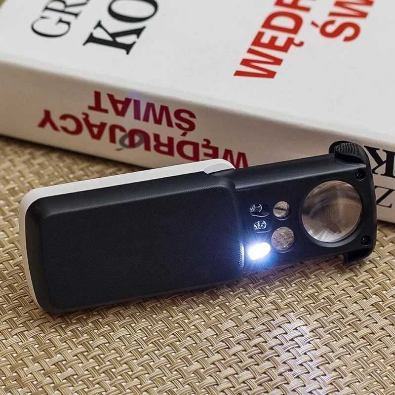 

ANDEASTR Januel Kaca Pembesar Magnifying Glass Jewelry Repair Tool with LED - NO.774-3ZX1