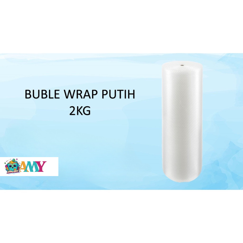 

BUBLE WRAP PUTIH 2KG 50X125 AMY STASIONARY
