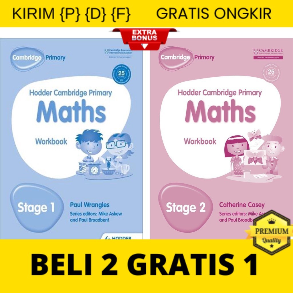 

{P} {D} {F} Hodder Cam Primary Maths Workbook Stage 1, 2 / Cod / Color