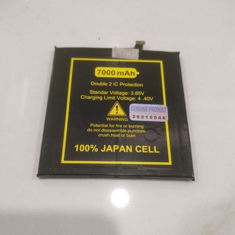 Baterai Batre Battery Xiaomi Mi Mix 1 BM4C Double Power 7000mAh 2 IC Protector Batere Batrai