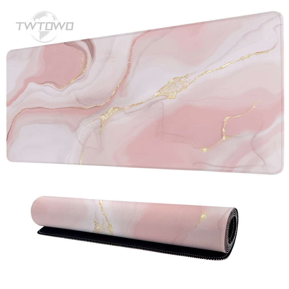 Mouse Pad Gaming Marble XL Computer Large HD Mousepad XXL Mouse Mat Soft Carpet Natural Rubber Offic