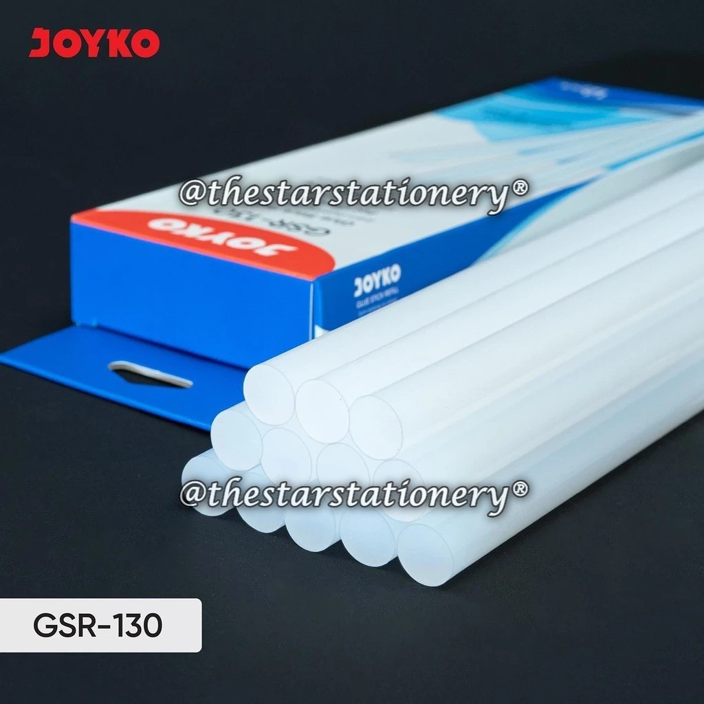 

(1 Set/12 Biji) GROSIR isi Lem Tembak JOYKO GSR-130 1.1 x 20 Cm / JOYKO Glue Stick Refill (1 Set/12)