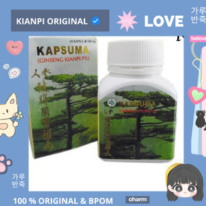 

PROMO MERDEKA !!! CN (Original BPOM) Kianpi Pil Ginseng Kapsuma - 60 KAPSUL - PENAMBAH NAFSU MAKAN 100% ORIGINAL & BPOM