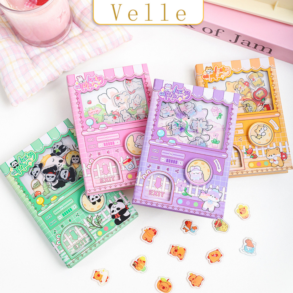 

VELLE Buku Lucu Memopad / Note Book Mini/Buku Mini/ Buku MiniKarakter/ Buku Diary/ Mini Diary/ Note Kecil Size 9*12.7cm/ Buku Memo