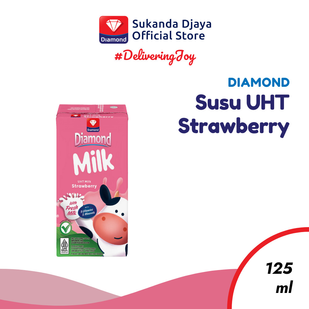 

Diamond Milk Susu UHT Strawberry 125 ML