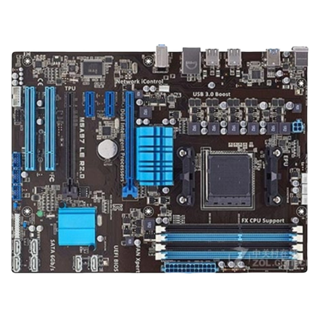 M5A97 LE R2.0 computer board AM3+AM3 DDR3 32G suitable for AMD 970 desktop board USB3.0 SATA III  10
