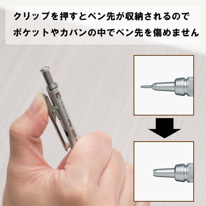

Pentel Graph Gear 1000 Drafting Mechanical Pencil 0.3mm 0.4mm 0.5mm 0.7mm 0.9mm Pensil Mekanik PG1015 - 0.3mm