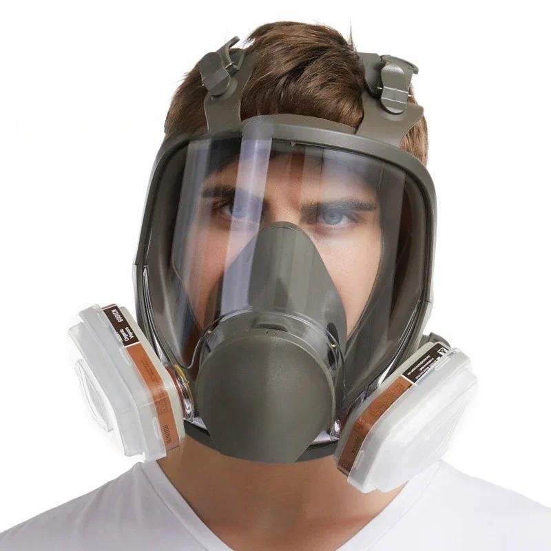 Full Face 6800 Gas Mask Spray Protective Mask Industrial Gas Mask Respirator New Type Gas Mask Forma
