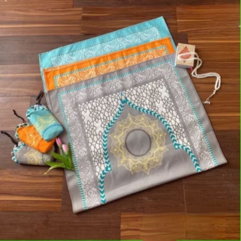 [oddsolshop] pekanbaru/Sajadah Travel Sejadah Traveling pouch souvenir haji umroh Sajadah Jumbo