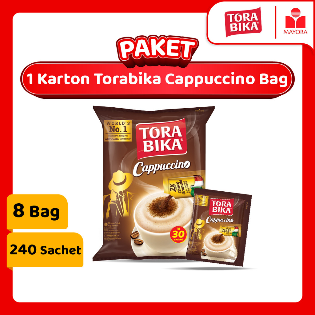 

Paket 1 Karton Kopi Torabika Cappuccino Bag