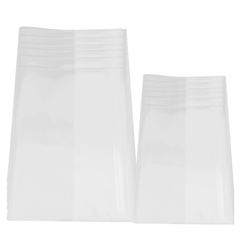 

20 Pcs Clear Book Cover Transparent Plastic Film for Textbooks Exercise Books A4 16K Size Self Adhesive