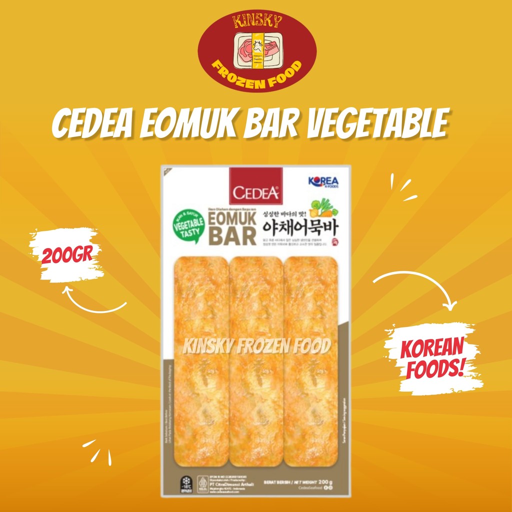 

CEDEA EOMUK BAR VEGETABLE 200GR