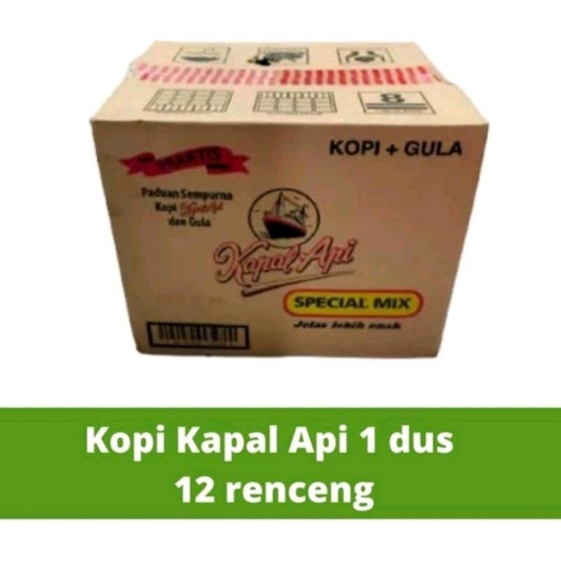 

Kopi Kapal Api Special Mix Sachet 1 Dus 12 Renceng