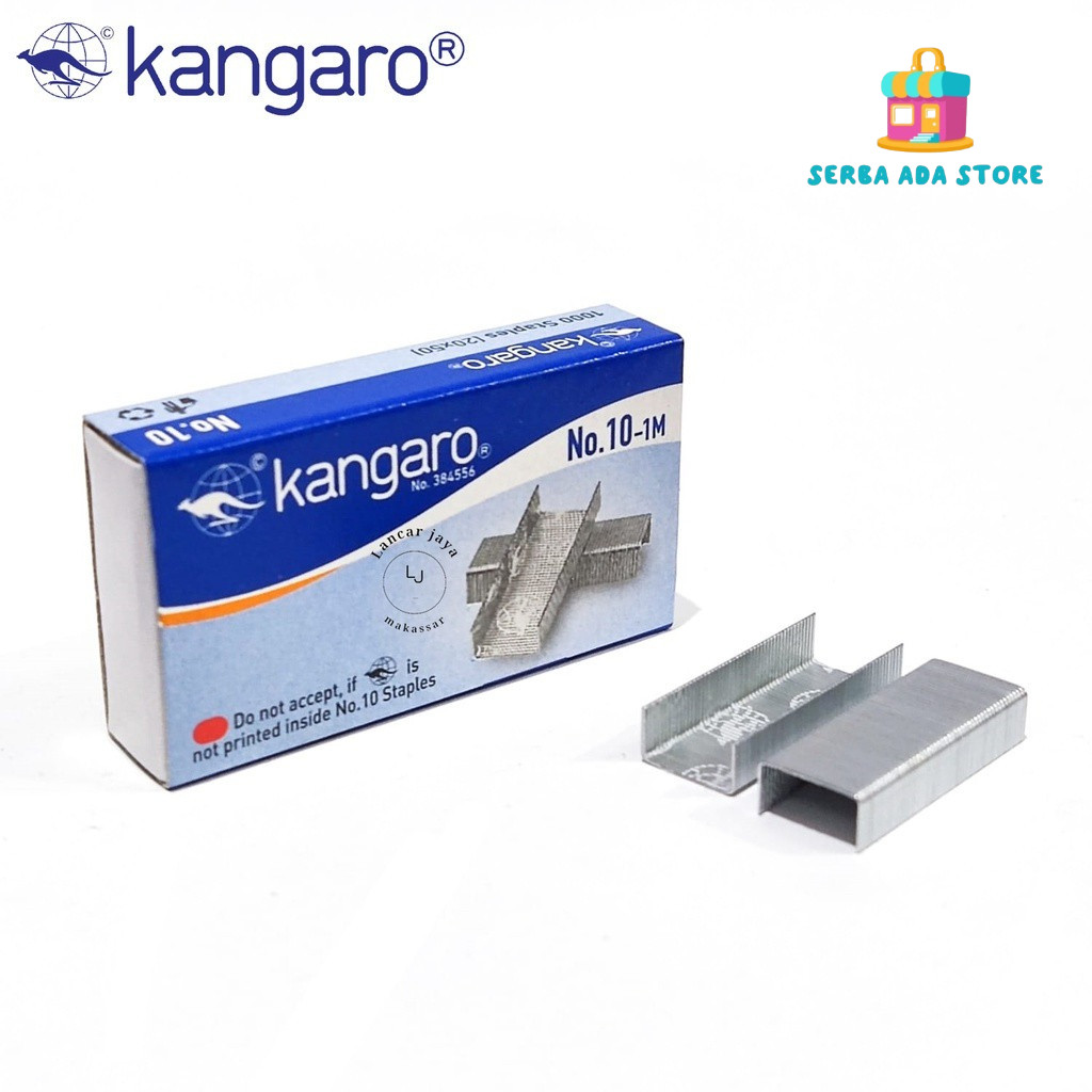 

Isi Stapler No. 10 Refill Staples Kangaro Kecil No.10-1M - SAS88