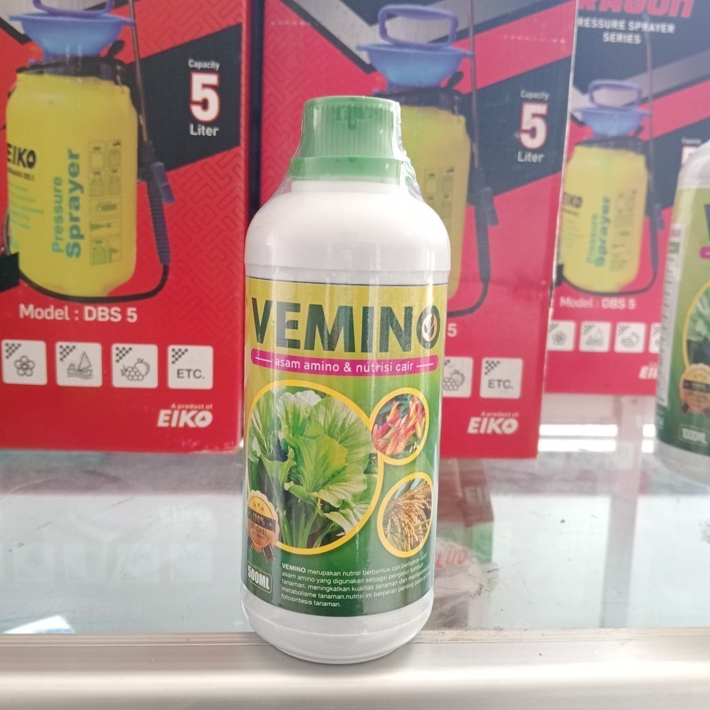 Pupuk Cair Vemino 500ml Asam Amino Nutrisi Lengkap untuk Tanaman