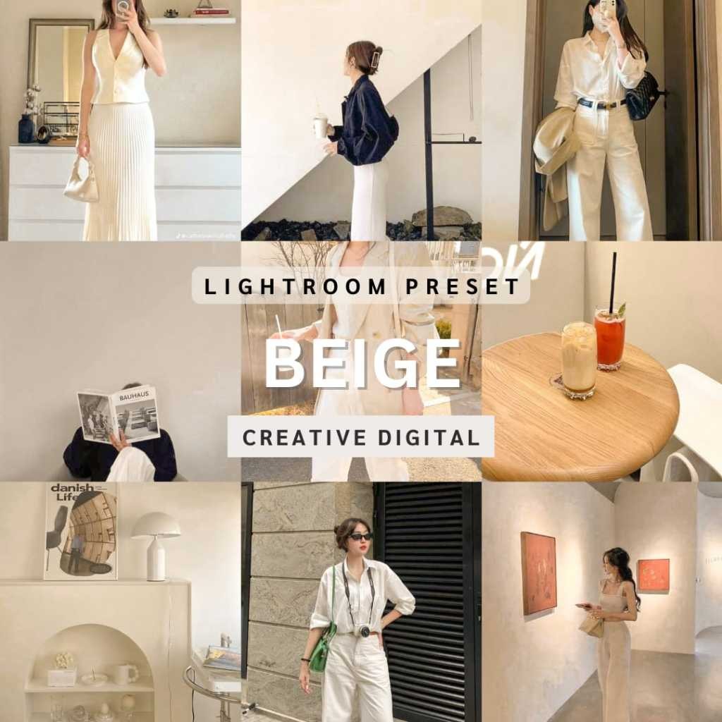 PRESET AESTHETIC | BEIGE PRESET | LIGHTROOM
