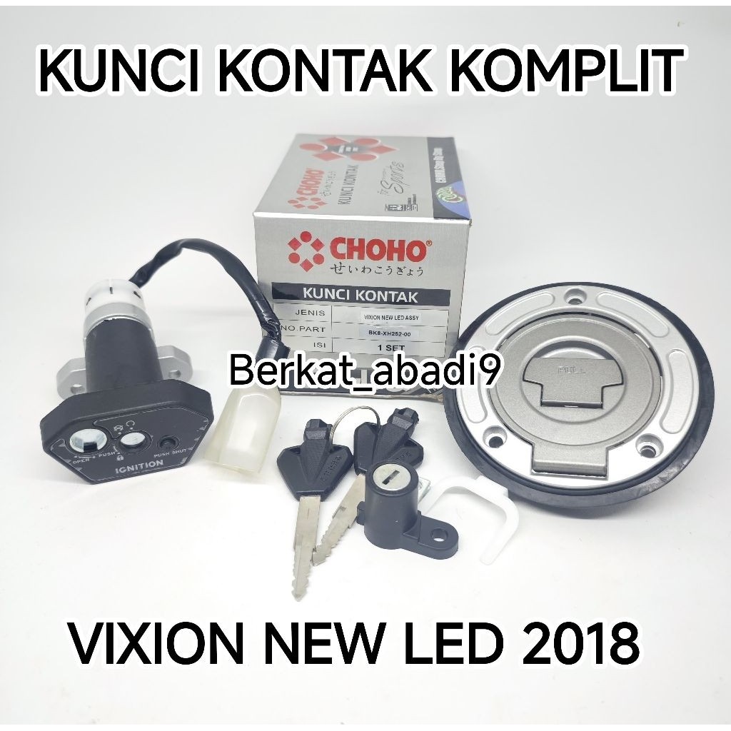 [ Choho ] Keyset kunci kontak set assy Vixion new Led 2018