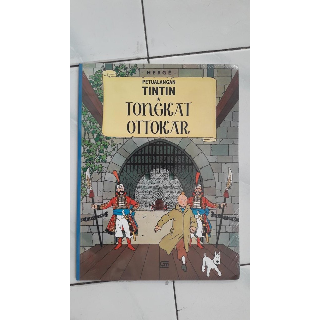 BOOK KOMIK MAJALAH  PETUALANGAN TINTIN - TONGKAT OTTOKAR  HERGE