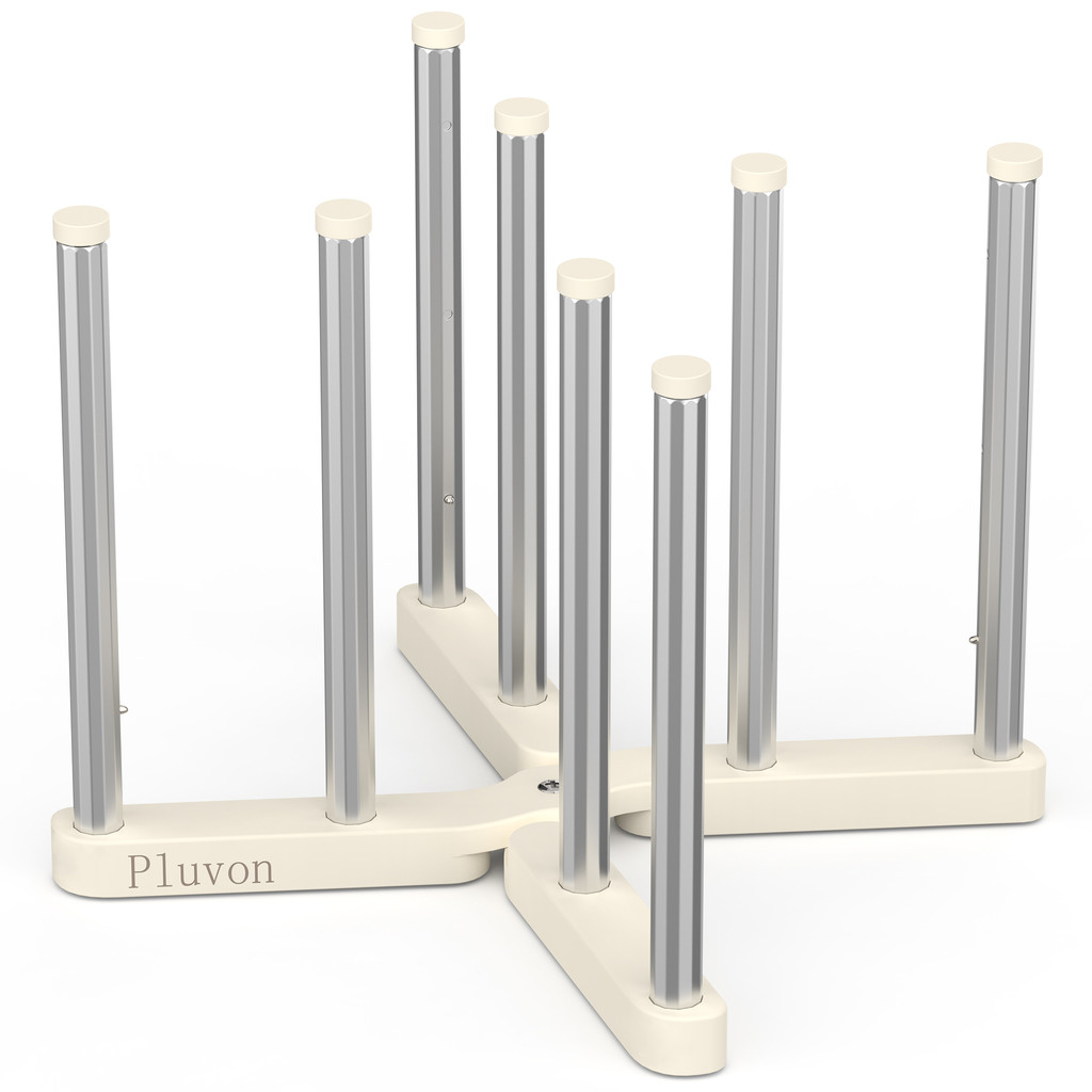 pluvon Reusable Storage Bag Drying Rack,Retractable Metal Bottle Drying Rack, Collapsible Cup Drying