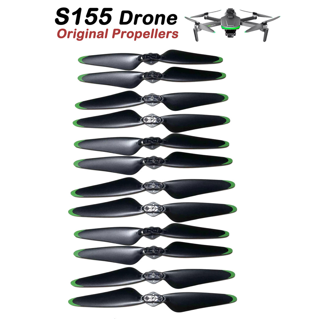 New S155 Drone   al Spare Part S155 Propeller Props Main Blade Wing Maple Leaf Part for S155 RC Quad