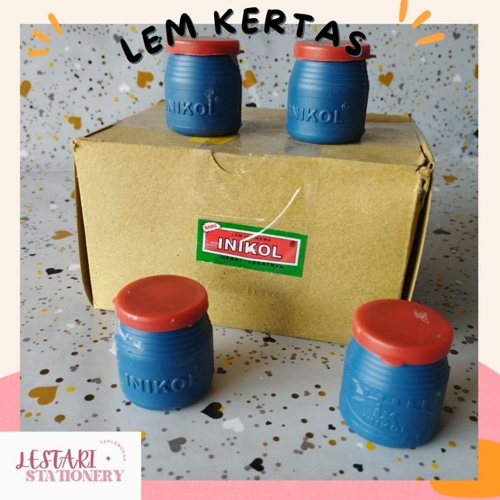 

Lem Kertas Inikol Kecil | Lem kertas Murah | Lem Layang-layang | Lem Glukol | Lestari Stationery