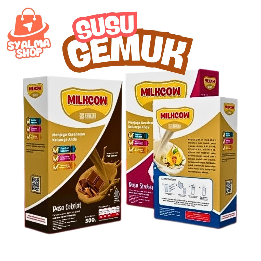 

Milkcow Susu Penggemuk 500gram Weight Gain Fullcream Milk Penambah Nafsu Makan